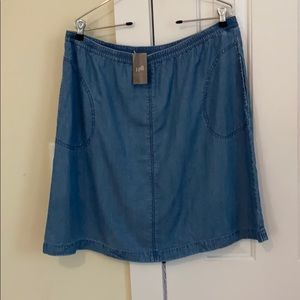 J Jill Denim Skirt